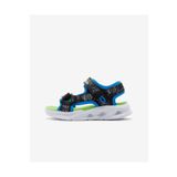 SKECHERS Sola Glow Sandal - Aquatastic Büyük Erkek Çocuk Siyah Işıklı Sandalet 401672L Bblm