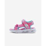 Skechers Sola Glow Sandal Büyük Kız Çocuk Pembe Işıklı Sandalet 303024l Hpaq Pembe