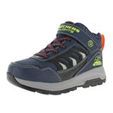 Skechers STORM BLAZER - GLOW ROAM 406410L NVBK Erkek Çocuk Bilek Hizasında Bot Lacivert 28 EU
