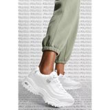 SKECHERS Summits Air Cooled Memory Foam D'lites Fresh Start Leather Sneaker Hakiki Deri Hafızalı Tab