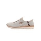 Skechers SUMMITS LEOPARD CHIC 150275TK NTMT Kadın Spor Ayakkabı Natürel 39 EU