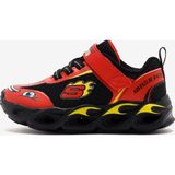 Skechers Thermo-Flash - Wheel Buddies Küçük Erkek Çocuk Kırmızı/Siyah Işıklı Spor Ayakkabı 402306N Rdbk - Kırmızı - Siyah