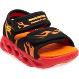 Skechers Thermo-Splash - Heat Tide Küçük Erkek Çocuk Siyah/Kirmizi Erkek Çocuk Sandalet 400102N Bkrd - Siyah - Kırmızı