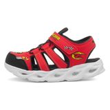 Skechers THERMO-SPLASH - HYDRO-FLARE Boys Gs Kırmızı Işıklı Sandalet Yürüyüş AyakkabısıErkek Çocuk