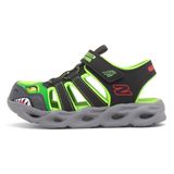 Skechers THERMO-SPLASH - HYDRO-FLARE Boys Gs Siyah Işıklı Sandalet Yürüyüş AyakkabısıErkek Çocuk