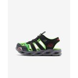 Skechers Thermo-splash - Hydro-flare Büyük Erkek Çocuk Siyah Işıklı Sandalet 400613l Bklm Siyah