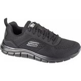 Skechers Track-Leshur Erkek Spor Ayakkabı 232758 Bbk Düz Tabanlı Hafif ve Esnek Yapı - Siyah