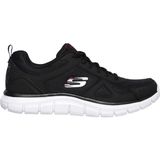Skechers TRACK- SCLORİC Erkek Siyah Spor Ayakkabı - 52631 BKRD Deri Malzeme ile Konforlu Tasarım