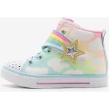 Skechers Twinkle Sparks - Shooting Sta Küçük Kız Çocuk Çok Renkli Işıklı Spor Ayakkabı 314775N Mlt - Kahverengi - Altın