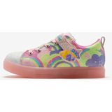 Skechers Twinkle Toes: Twinkle Sparks Ice 2.0 - Shimmering Büyük Kız Çocuk Turuncu Işıklı Spor Ayakkabı 314749L Crmt - Mercan