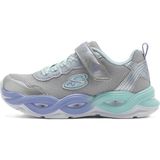 Skechers Twisty Glow Kids Sneaker Lastik Bağcıklı Cırtlı Işıklı Çocuk Ayakkabısı Gri