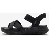 Skechers Ultra Flex 3.0 - Never Better Kadın Siyah Sandalet Hafif ve Esnek Yapı ile Konforlu Tasarım 119975 Bbk