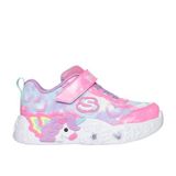 Skechers Unıcorn Charmer Lıl Heart Sparkles Küçük Kız Çocuk Pembe Işıklı Spor Ayakkabı 303064N Pkmt, Lila, 23