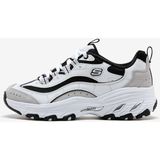 Skechers Unisex Spor Ayakkabı – Kaymaz Taban, Deri ve File Üst, Konforlu Tasarım, Günlük ve Spor Kullanıma Uygun - Beyaz