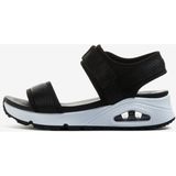Skechers Uno - New Sesh Kadın Siyah Sandalet 119185 Bkw Konforlu Tasarım ve Hafif Yapı