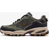 Skechers Vigor 3.0 Erkek Haki Outdoor Ayakkabı Deri ve Sentetik Malzeme ile Goodyear Taban 237145
