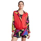 Skechers W Capsule Coll. Big logo Full Zip Jacket Kadın Kırmızı Fermuarlı Eşofman Üstü