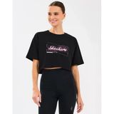 Skechers W Crop Fit Graphic Tee T-Shirt S2510144 Kadın Tişört