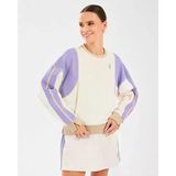 Skechers W Diagonal Lw Fleece Crew Neck Sweatshirt S2510045-102 Kadın Sweatshirt