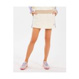 SKECHERS W Diagonal Lw Fleece Sweatshort Kadın Off White Şort Etek S2510049-102