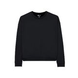 Skechers W Essential Crewneck Sweatshirt Erkek Siyah Sweatshirt