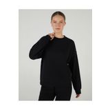 SKECHERS W Essential Crewneck Sweatshirt Kadın Siyah Sweatshirt S242109-001