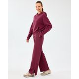 Skechers W Essential Wide Leg Regular Fit Kadın Eşofman Alt S2610010-3877 Bordoeux