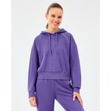 SKECHERS W Hoodie Sweatshirt Kadın Mor Sweatshirt S2520228-0277