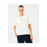 Skechers W Light Fabric T-Shirt Kadın Beyaz Tshirt S2520257-3855