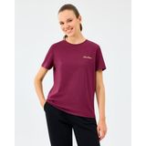 Skechers W Light Fabric T-Shirt Kadın Bordo Tshirt S2520239-3877
