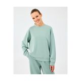 SKECHERS W Lounge Loose Crew Neck Sweatshirt Kadın Lightgreen Sweatshirt S2510052-3869