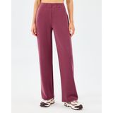 Skechers W Lounge Loose Wide Leg Sweatpant Kadın Bordo Eşofman Altı S2520013-3877