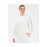 SKECHERS W LW Fleece Loose Fit Sweatshirt Kadın Beyaz Sweatshirt S2610029-3855