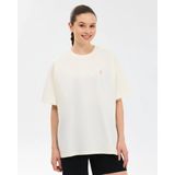 SKECHERS W Oversize Fit Graphic T-Shirt Kadın Beyaz Tshirt S2610052-3855