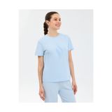 SKECHERS W Regular Fit Graphic T-Shirt Kadın Mavi Tshirt S2610057-0721