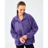 Skechers W Woven Detailed Pull Over Sherpa Kadın Mor Mont S2520218-0277