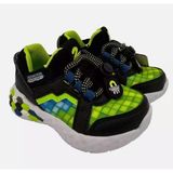 Skechersl Lıl Mega-Craft Bebek Spor Ayakkabı 402209N - Siyah - Mavi