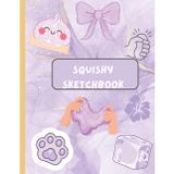 Sketch Book for Kids: Creative Squishies on purple colored designed cover! Large blank Sketchbook pages for kids, girls, teens and students. Great ... and sketching. 120 pages, 8.5 x 11 inches