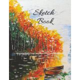 Sketchbook: Blank Notebook for Sketching, Drawing, Painting, Writing, or Doodling. 120 White Large Paper with page number. Ideal for Kids Teens & Adults