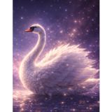 Sketchbook – Celestial Swan Starlight Dreams: A creative space for sketching, doodling, and imaginative ideas