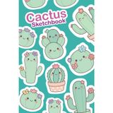 Sketchbook - Cute Cactus Kawaii Style: 100 pages - 6 x 9 in (15,24 x 22,86 cm) (The Kawaii Style)