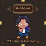 Sketchbook: Drawing Journal with 120 blank pages in an 8.5 x 8.5 Art Doodle Pad for kids teens and creative artists