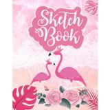 Sketchbook Flamingo Artist Workbook: Artist's sketch workbook for flamingo fans