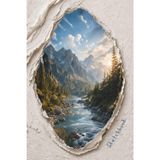 Sketchbook for Artists: Minimalist Mountain Landscape Drawing Notebook (6 x 9, 150 Blank Pages): Aesthetic Art Journal for Drawing, Doodling & ... Sketch Pad for Beginners & Professionals
