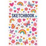 Sketchbook for Girls: Painting, Drawing, Writing, Artist Sketching Pad for Kids, Adults & Teens, Creative journal 120 Pages