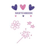 Sketchbook for kids: Drawing Book (size 8.5 x 11),Paint and draw for kids,learn to draw for kids,fashion sketchbook kids,Children's blank ... and doodling journal,unicorns drawing sketch