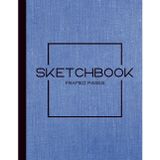 Sketchbook – Framed Pages - 120 Pages - 8.5x11in: Großes Zeichenbuch | Skizzieren | Zeichnen | Kreatives Malbuch für Schule, Studium und Alltag