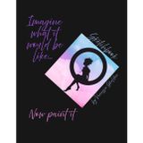Sketchbook Imagine What It Would Be Like... Now Paint It: Creative Large Size 8.5x11 Journal for Drawing, Painting, Doodling, Writing | for Kids, Teens & Adults | Art Quotes