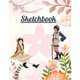 Sketchbook: Large Drawing Pad with Blank White Paper for Sketching, Doodling, and Painting. 110 Premium Artist Pages, 8.5 x 11 Inch.