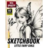 Sketchbook: Little Fairy Girls: 15% Visibility Traceable Fairy Art for Drawing and Practice